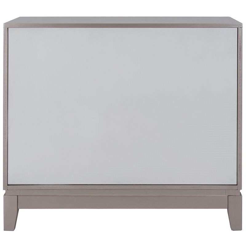 Safavieh Shannon Mirrored Accent Chest in Champagne