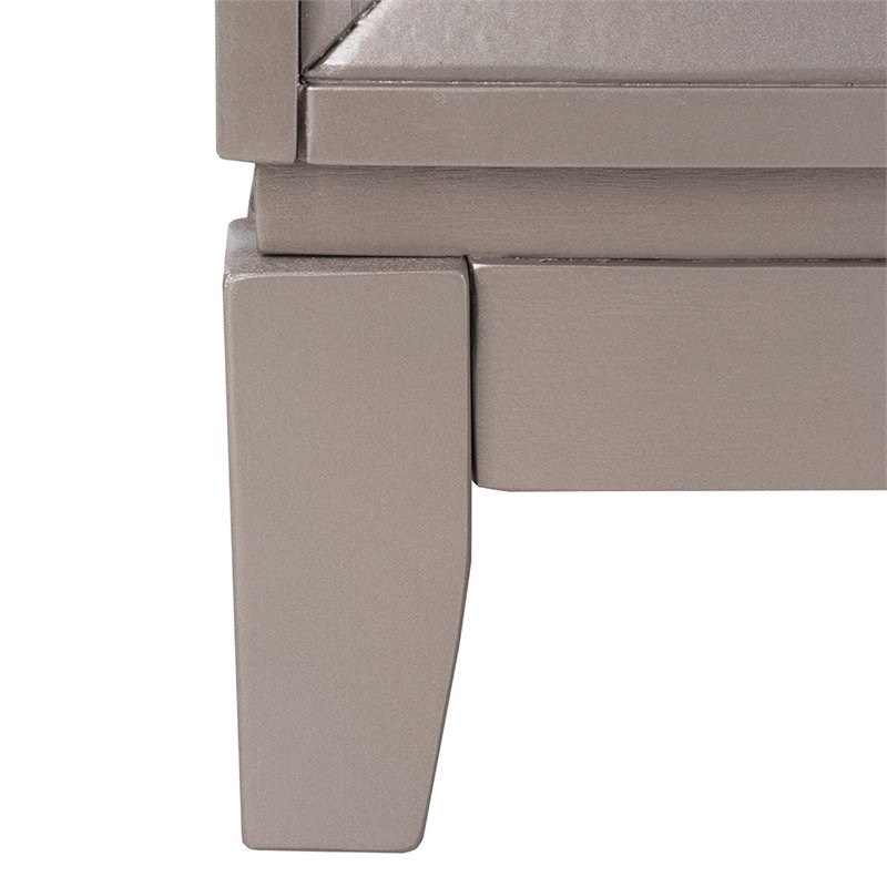 Safavieh Shannon Mirrored Accent Chest in Champagne