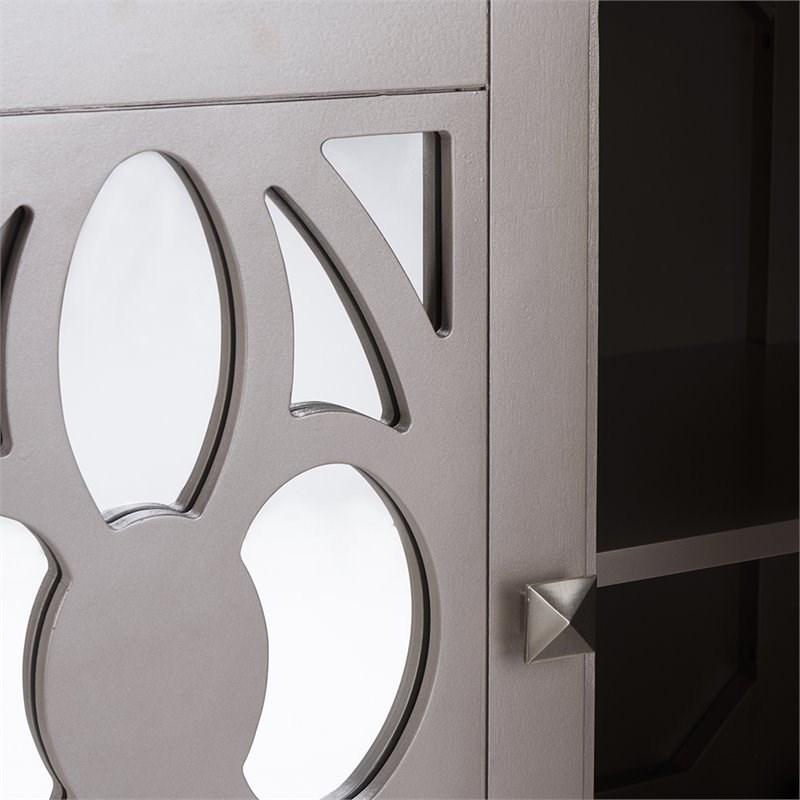 Safavieh Shannon Mirrored Accent Chest in Champagne