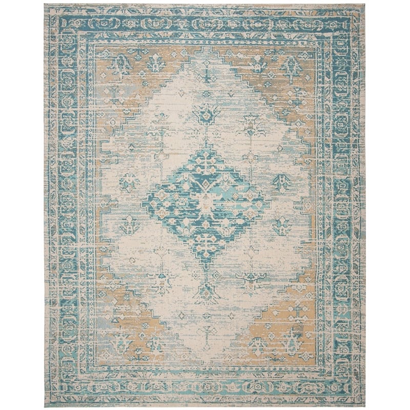 Safavieh Classic Vintage 8' x 10' Rug in Aqua