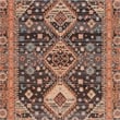 Safavieh Classic Vintage 6' x 9' Rug in Black and Rust