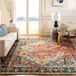 Safavieh Classic Vintage 4' x 6' Rug in Red and Charcoal