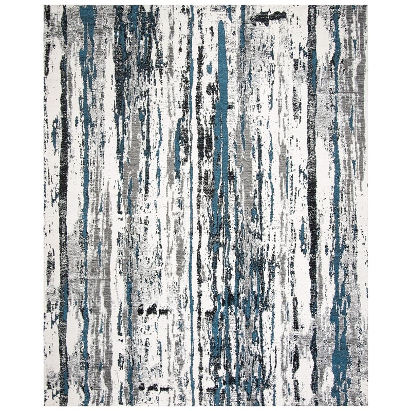Safavieh Classic Vintage 8' x 10' Rug in Navy and Ivory