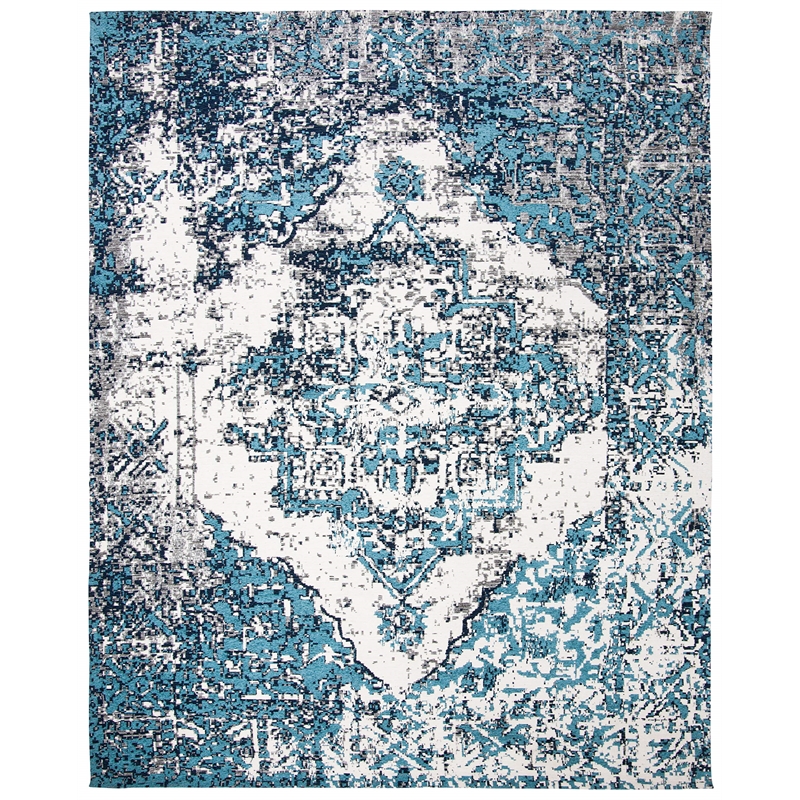 Safavieh Classic Vintage 8' x 10' Rug in Blue and Ivory