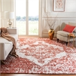 Safavieh Classic Vintage 8' x 10' Rug in Rust and Ivory