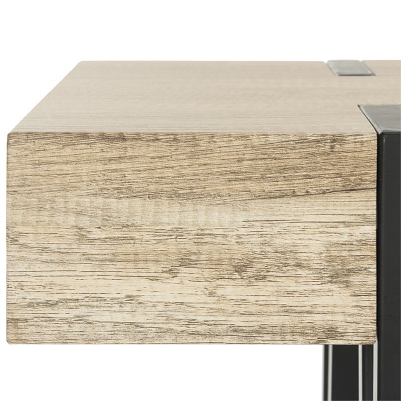 Safavieh Alyssa Console Table in Natural and Black