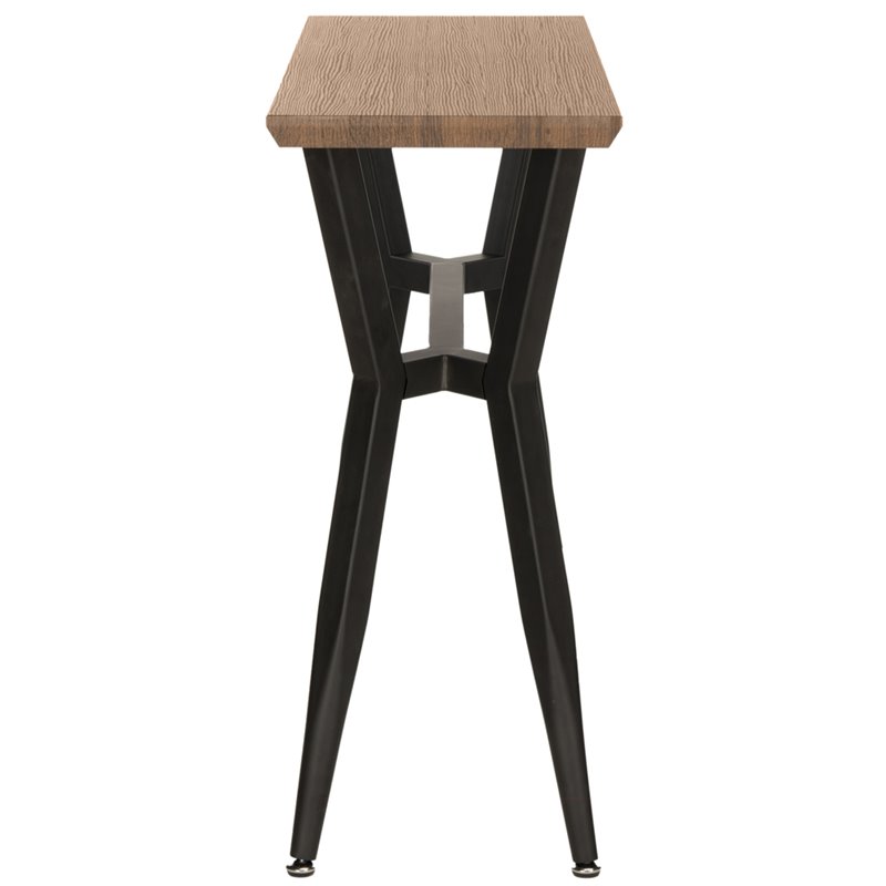 Safavieh Andrew Console Table in Brown and Black