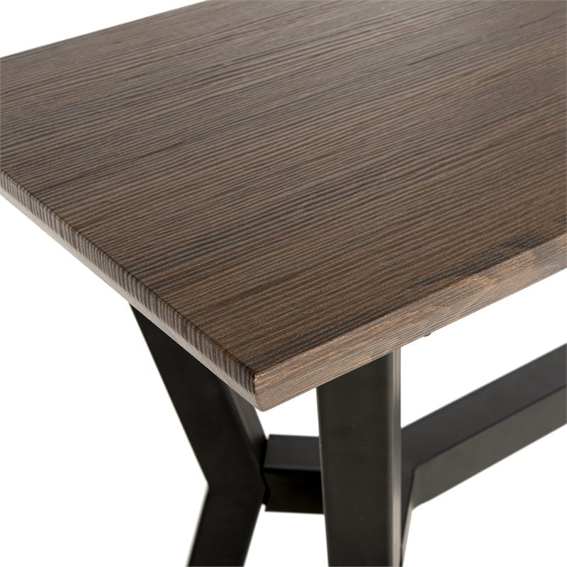 Safavieh Andrew Console Table in Brown and Black