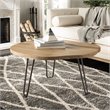 Safavieh Dale Free Edge Coffee Table in Weathered Oak
