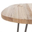Safavieh Dale Free Edge Coffee Table in Weathered Oak