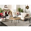 Safavieh Dale Free Edge Coffee Table in Weathered Oak