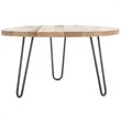 Safavieh Dale Free Edge Coffee Table in Weathered Oak
