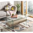 Safavieh Kayley Glass Coffee Table in Natural