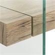Safavieh Kayley Glass Coffee Table in Natural