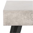 Safavieh Cedric Coffee Table in Light Gray and Black