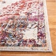 Safavieh Crystal 9' x 12' Rug in Light Blue and Burgundy