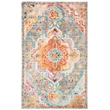 Safavieh Crystal 4' x 6' Rug in Teal and Red