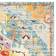 Safavieh Crystal 4' x 6' Rug in Teal and Red