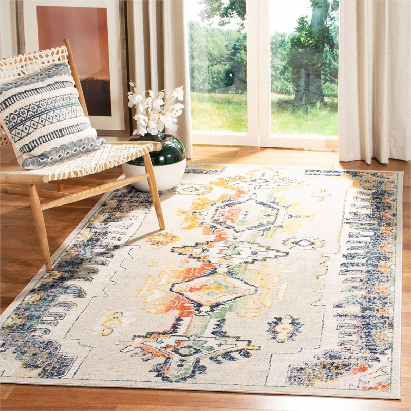 Safavieh Crystal 8' x 10' Rug in Blue and in Beige