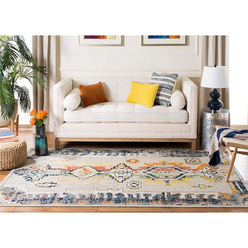 Safavieh Crystal 8' x 10' Rug in Blue and in Beige