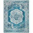 Safavieh Crystal 9' x 12' Rug in Beige and Dark Teal