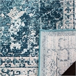 Safavieh Crystal 9' x 12' Rug in Beige and Dark Teal