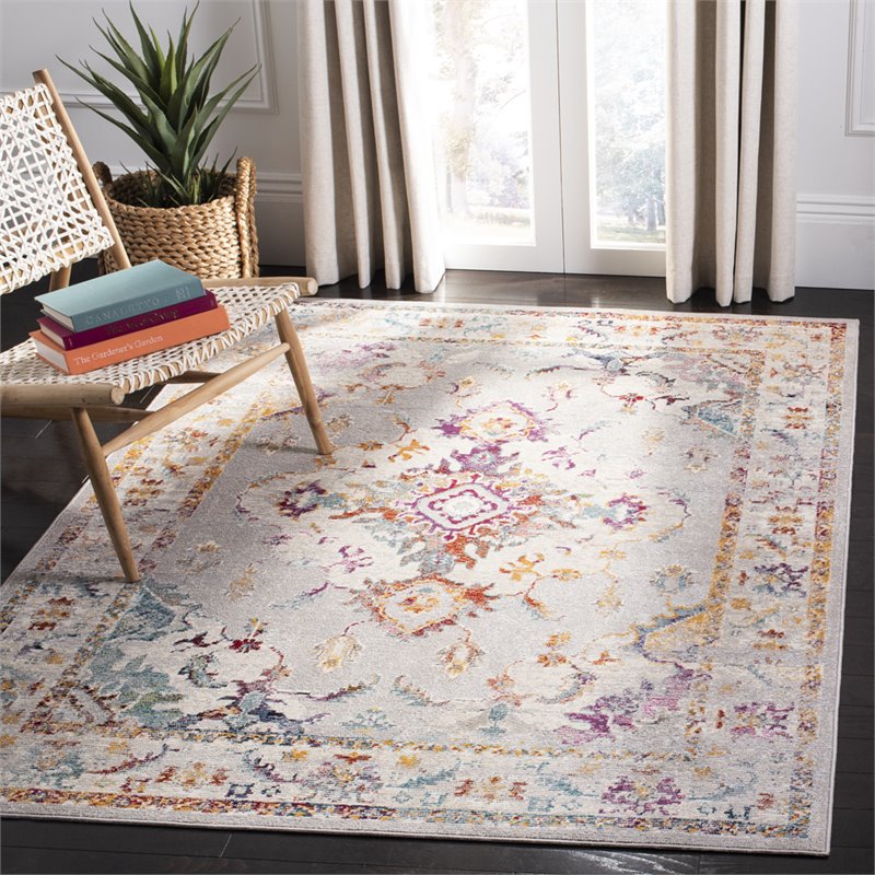 Safavieh Crystal 8' x 10' Rug in Beige and Yellow