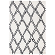 Safavieh Casablanca 4' x 6' Hand Tufted Wool Rug in Ivory and Black