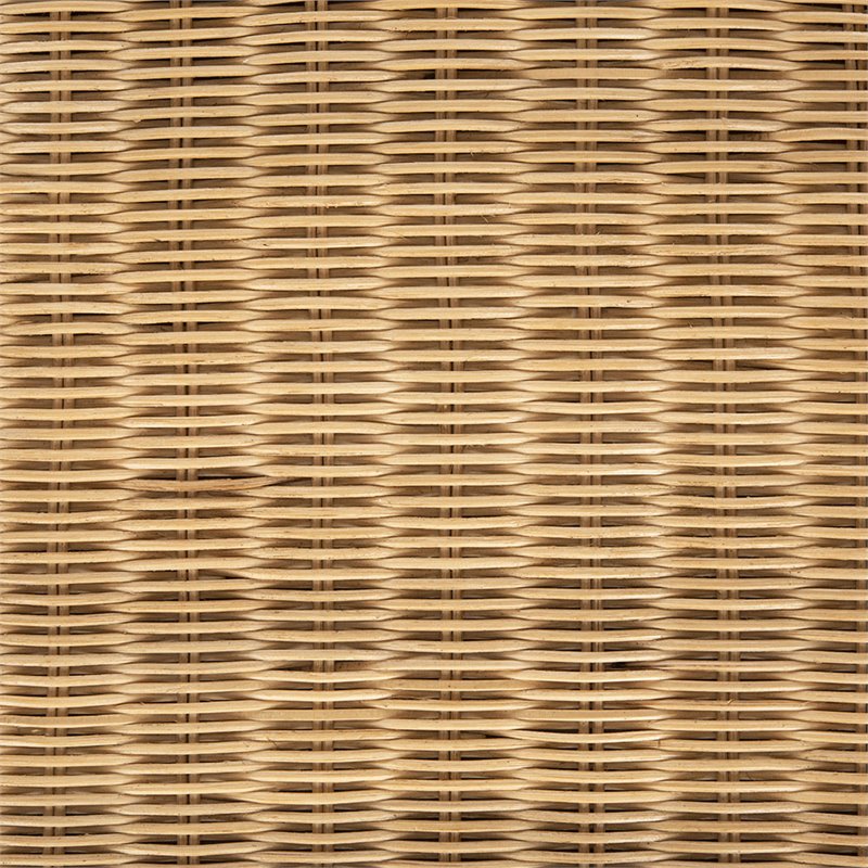 Safavieh Siena Rattan Dining Arm Chair in Natural and Black