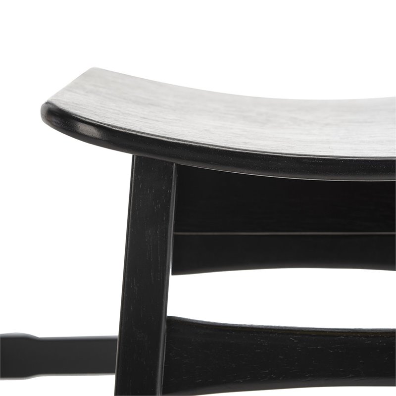 Safavieh Colbie 3 Piece Counter Height Dining Set in Black