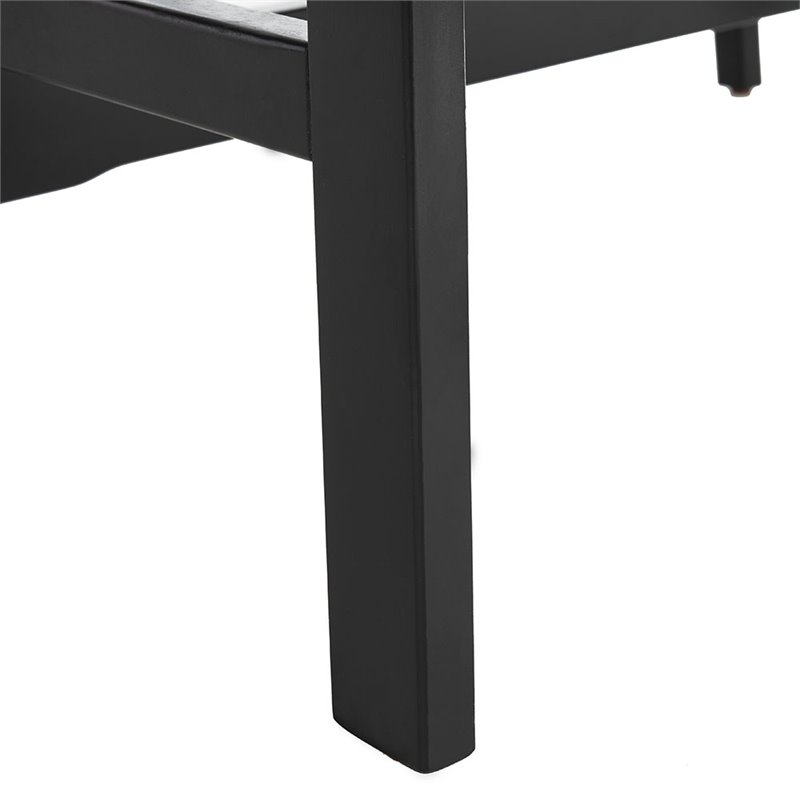 Safavieh Colbie 3 Piece Counter Height Dining Set in Black