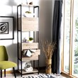 Safavieh Gabrielle Bookcase in Oak and Black