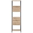 Safavieh Gabrielle Bookcase in Oak and Black