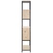 Safavieh Gabrielle Bookcase in Oak and Black
