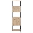 Safavieh Gabrielle Bookcase in Oak and Black