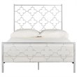 Safavieh Morris Full Metal Bed in Antique Silver