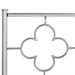 Safavieh Morris Full Metal Bed in Antique Silver
