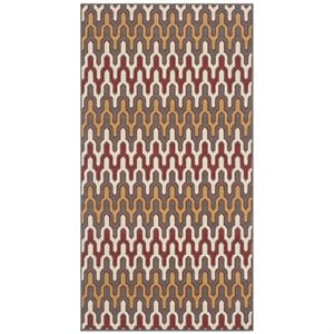Safavieh Hampton 2'7&quot x 5' Rug in Dark Gray and Rust