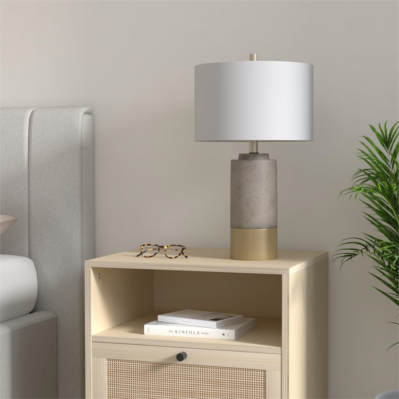 Safavieh Table Lamp in Gray and Gold (Set of 2)