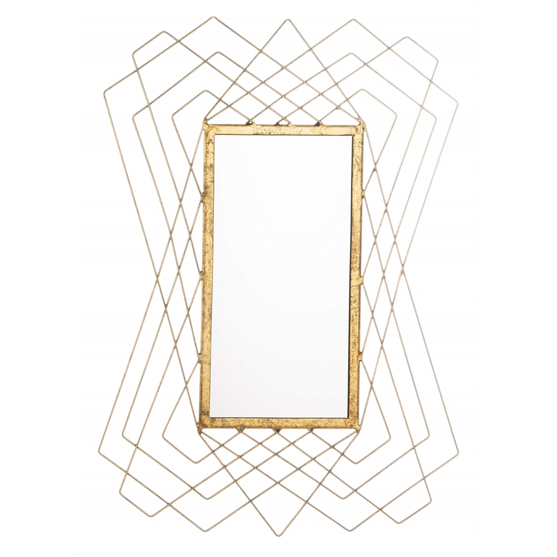 Safavieh Hazelton Decorative Mirror in Gold