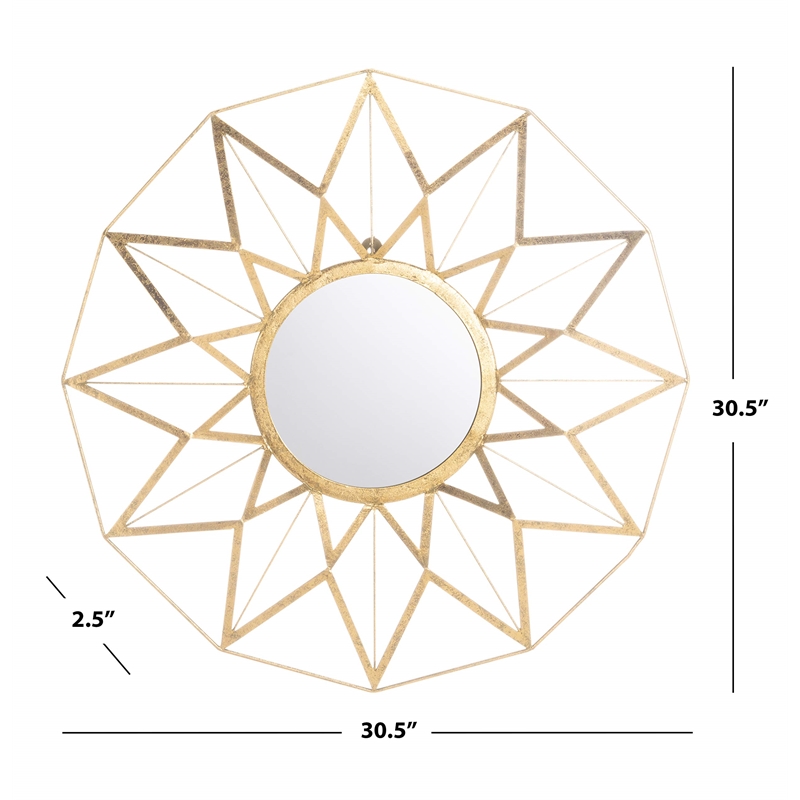 Safavieh Kilburn Decorative Mirror in Gold