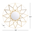 Safavieh Kilburn Decorative Mirror in Gold
