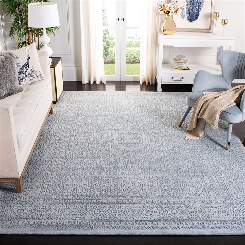 Safavieh Mirage 9' x 12' Hand Loomed Rug in Sea and Blue