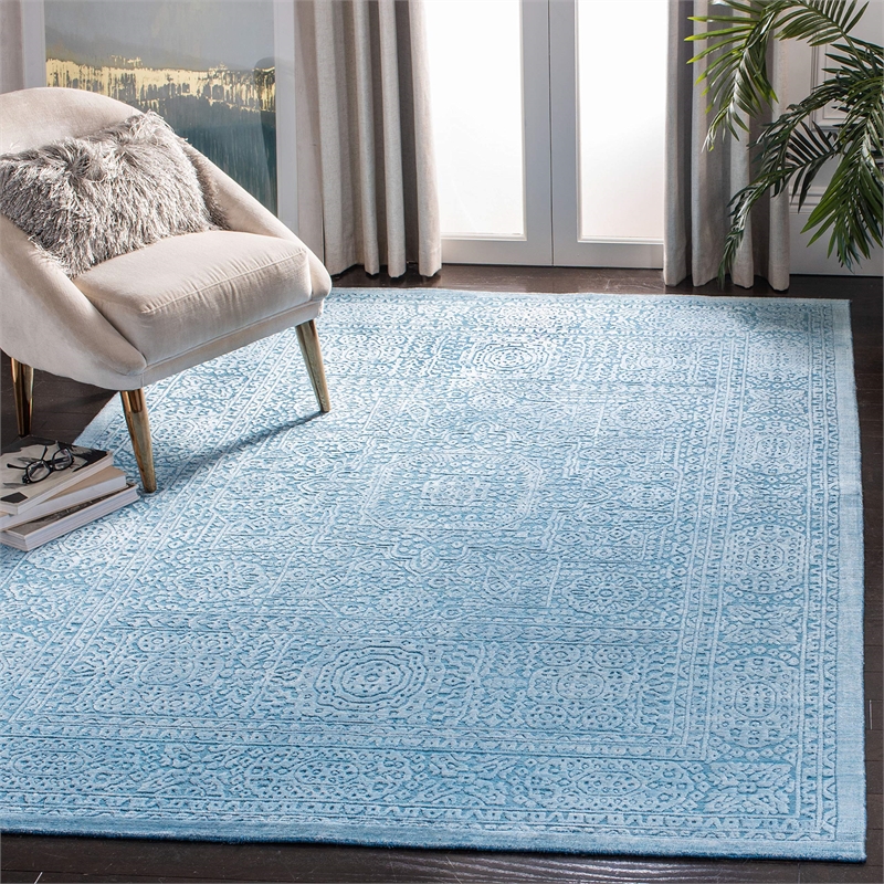 Safavieh Mirage 6' x 9' Hand Loomed Rug in Turquoise