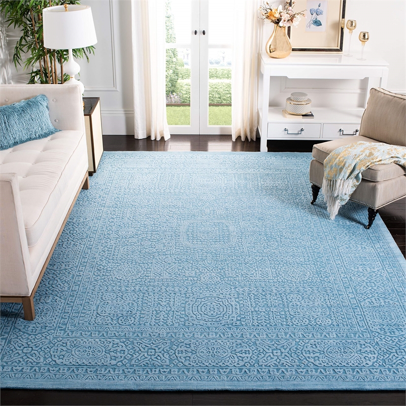 Safavieh Mirage 8' x 10' Hand Loomed Rug in Turquoise