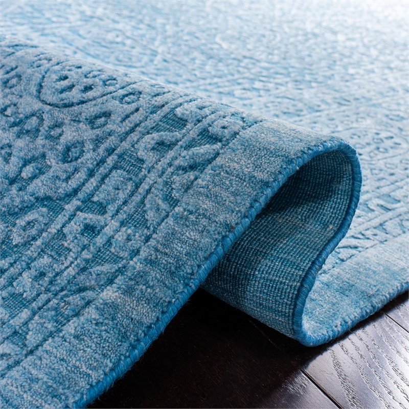 Safavieh Mirage 9' x 12' Hand Loomed Rug in Turquoise