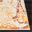 Safavieh Mirage 9' x 12' Hand Loomed Wool Rug in Ivory and Rust