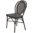 Safavieh Ebsen Patio Dining Side Chair in Black (Set of 2)