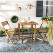 Safavieh Gallo 3 Piece Patio Dining Set in Natural