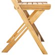 Safavieh Gallo 3 Piece Patio Dining Set in Natural